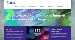 Desktop Screenshot of linx.net